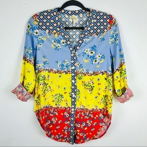 Anthropologie Fig & Flower Boho Top- Size PS